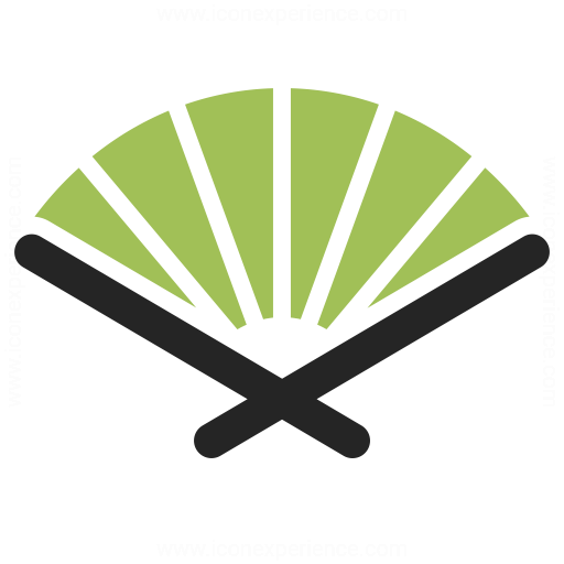 Paper Fan Icon Iconexperience