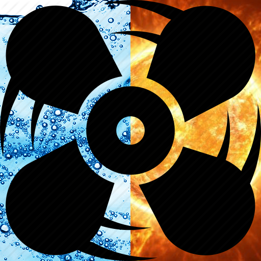 Fan Icon Sun And Water Ecocooling