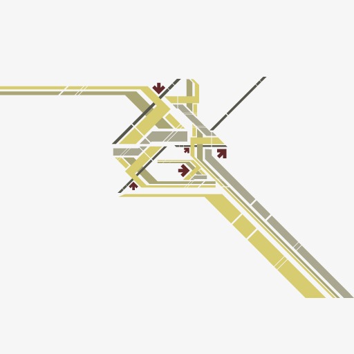 Abstract Traffic Map, Map Clipart, Arrow, Staggered Png Image