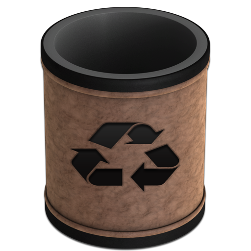 Empty Leather Recycling Icon
