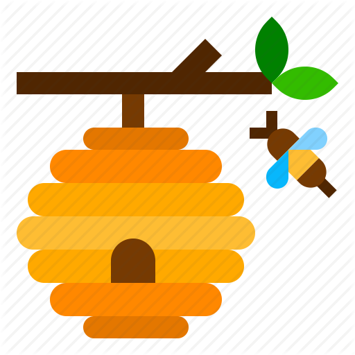 Bee, Beehive, Farm, Honey Icon