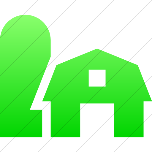 Simple Ios Neon Green Gradient Iconathon Farm Icon