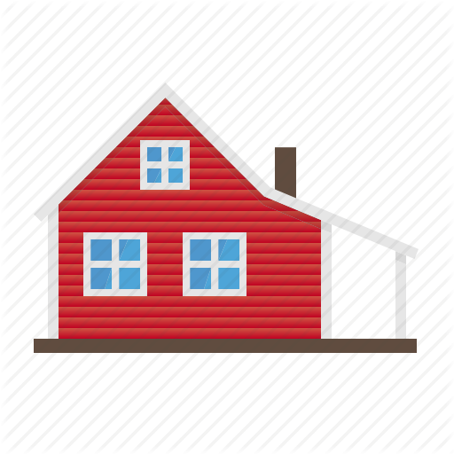 Architecture, Building, Farm, Farmhouse, Home, House, Wooden Icon