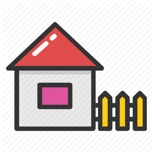 Cottage, Country House, Farmhouse, Rural House, Village Icon