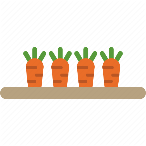 Carrot, Farm, Farmland, Garden, Landscape, Nature, Vegetable Icon