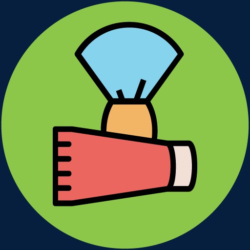 Fashion Icon Cartoon Fashion Creative, Hand Painted Cartoon Icon