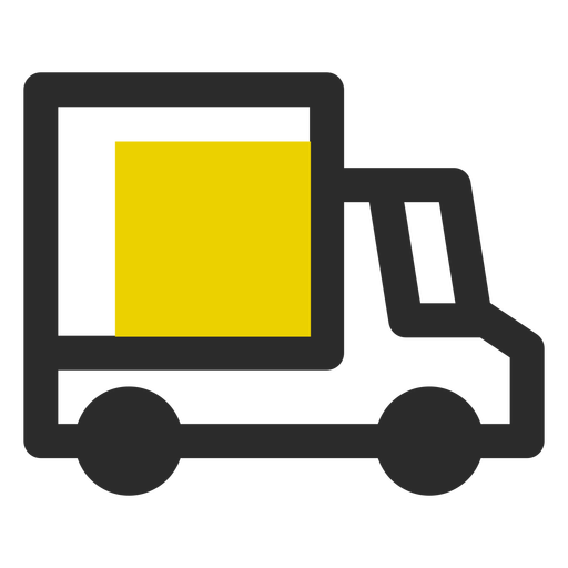 Delivery Truck Colored Stroke Icon