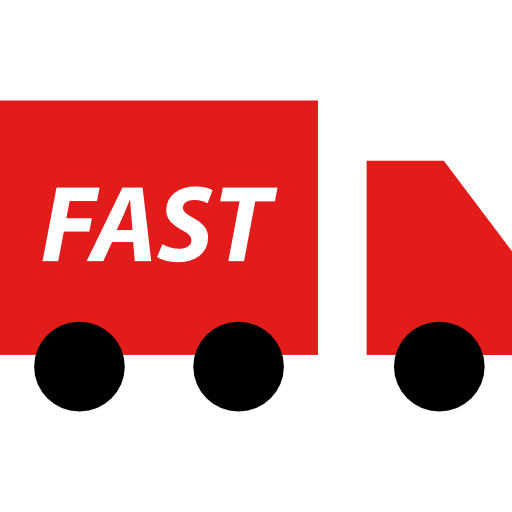Fast, Delivery, Shop, Online, Ecommerce, Shopping, Icon Free