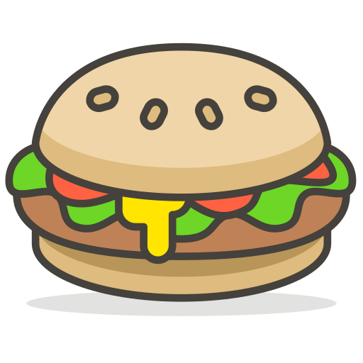 Burger, Meat, Fast Food Icon Free Of Another Emoji Icon Set