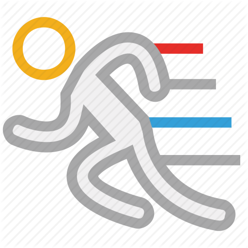 Exercise, Man, Runner, Running Fast Icon