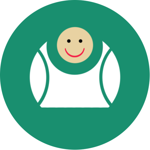 Big, Contact, Fat, Fun, Laugh, Green Icon