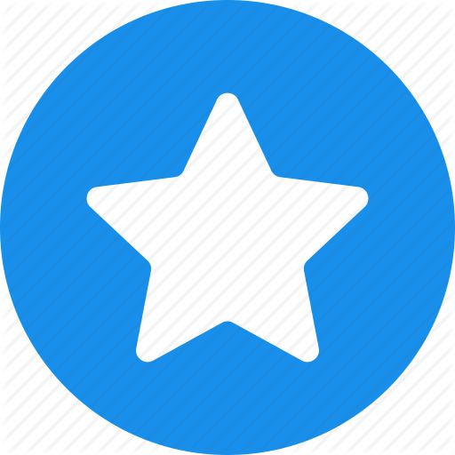 Achievement, Blue, Bookmark, Circle, Favorite Icon