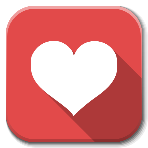 Apps Favorite Heart Icon Flatwoken Iconset Alecive