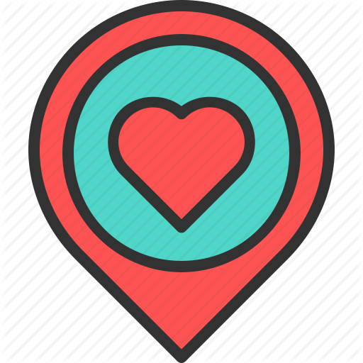 Favorite, Health, Hearth, Like, Location, Map, Pn