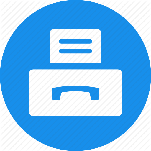 Document, Efax, Fax, Incoming, Machine, Outgoing Icon