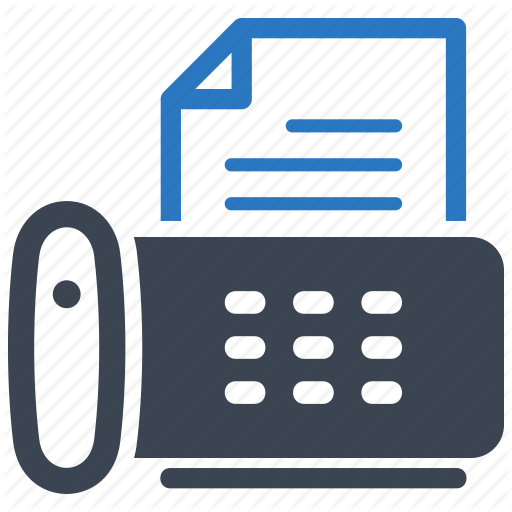 Fax Machine, Office, Phone Icon