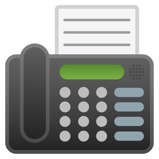 Fax Machine Icon Noto Emoji Objects Iconset Google