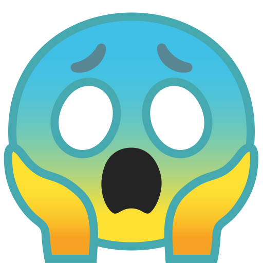 Face Screaming In Fear Icon Noto Emoji Smileys Iconset Google