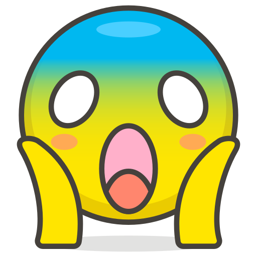 Face, Screaming, In, Fear Icon Free Of Free Vector Emoji