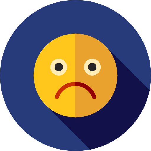 Unhappy, Sad, Emoticons, Emoji, Feelings, Smileys Icon