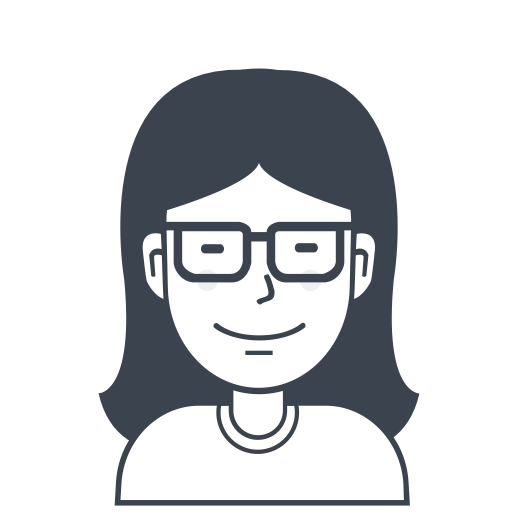 Girl, User, Person, Glasses, Female, Avatar Icon
