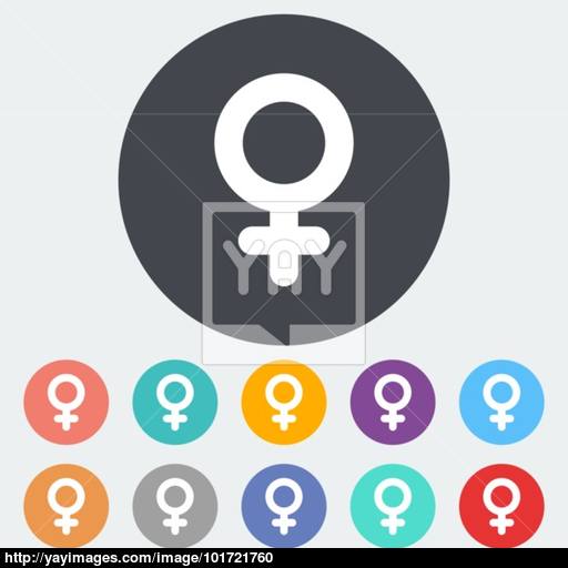 Female Gender Sign Vector