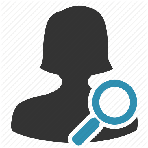 Female, Search, User, Woman Icon