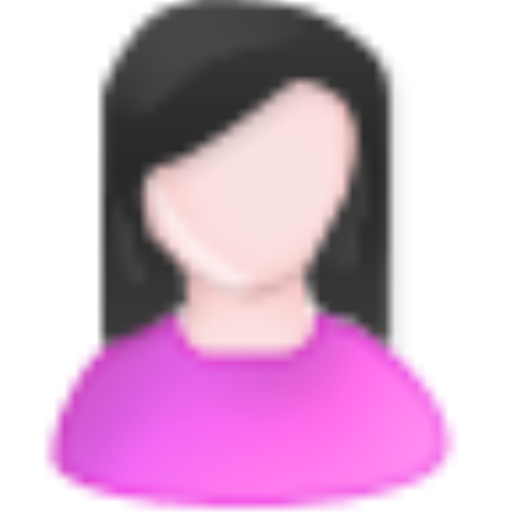 Pink, Female, User Icon