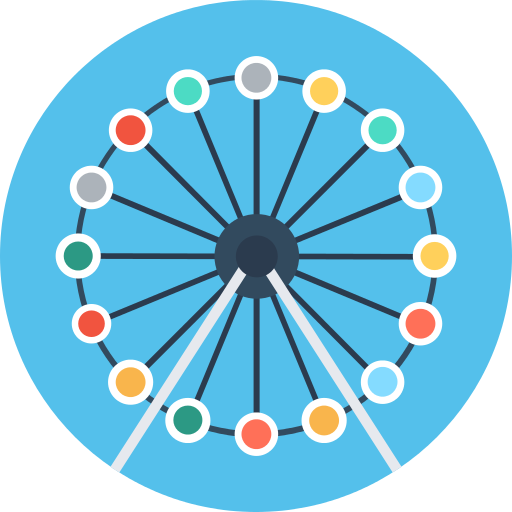 Ferris Wheel Fair Png Icon