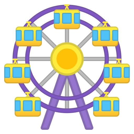 Ferris Wheel Icon Noto Emoji Travel Places Iconset Google