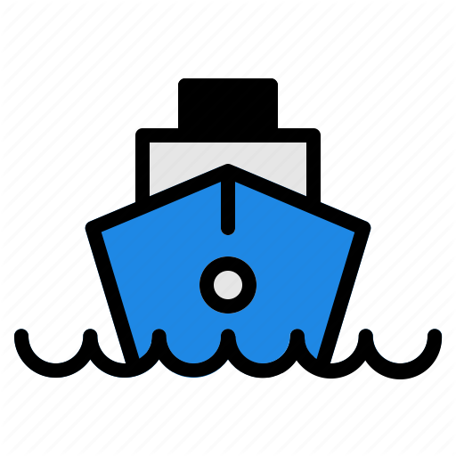 Boat, Ferry, Ship, Transportation, Vehicle, Water Icon