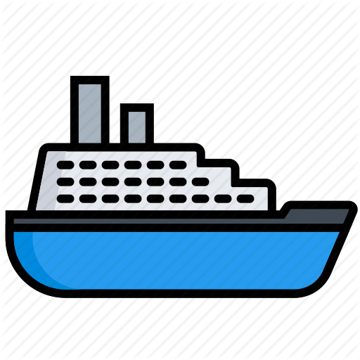 Ferry, Ferryboat, Float, Motor Ship, Ocean, Passage Boat, Raft Icon