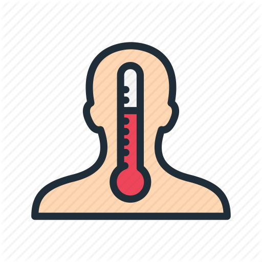 Body, Cold, Fever, Hot, Medicine, Temperature, Thermometer Icon
