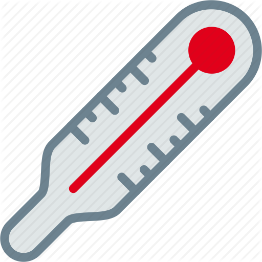 Cold, Fever, Hot, Temperature, Thermometer, Weather Icon