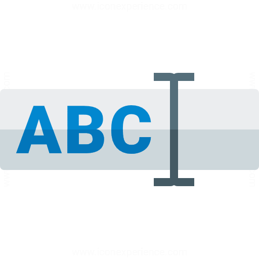 Iconexperience G Collection Text Field Icon