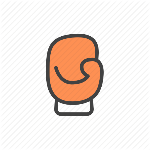 Boxing, Fight Club, Glove, Mitten, Muay Thai Icon