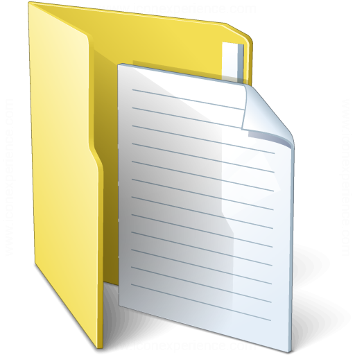 Iconexperience V Collection Folder Document Icon