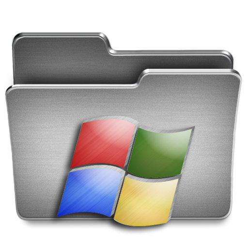 Windows, Folder Icon Free Of Steel System Icons