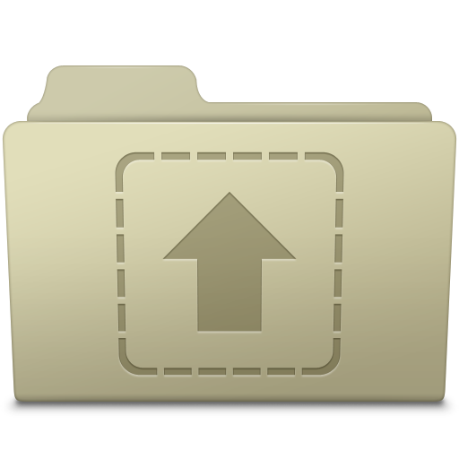 Upload Folder Ash Icon Smooth Leopard Iconset Mcdo Design