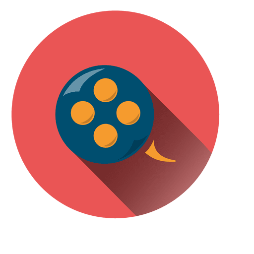 Film Reel Circle Icon
