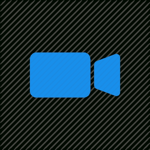 Blue, Movie, Video, Video Camera Icon In Blue Video Icon Png