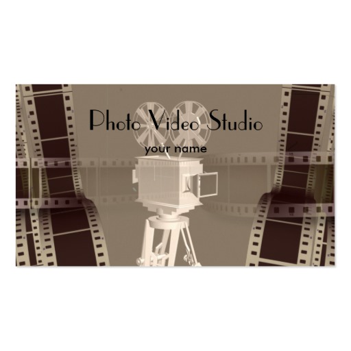 Camera Film Strip Business Card Templates Bizcardstudio
