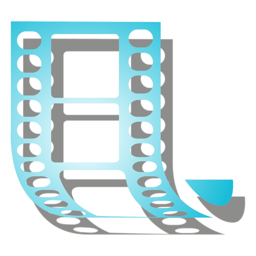 Filmstrip Icon With Shadow