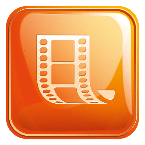 Filmstrip Square Icon