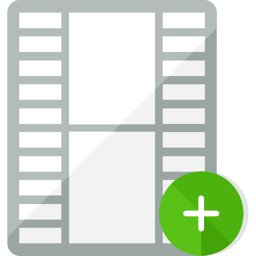 Cinema, Video Player, Filming, Film Strip, And Folders, Add