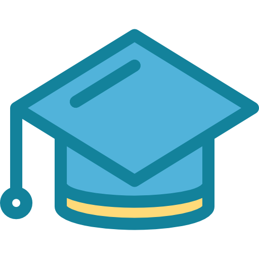 Cap, Graduate, Business And Finance Icon