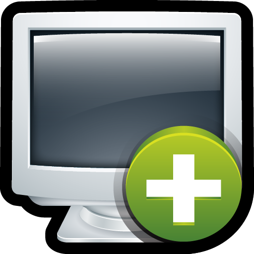 Add, Computer, Create, Crt, My Icon