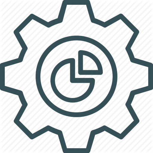 Chart, Cog, Gear, Pic, Setting Icon