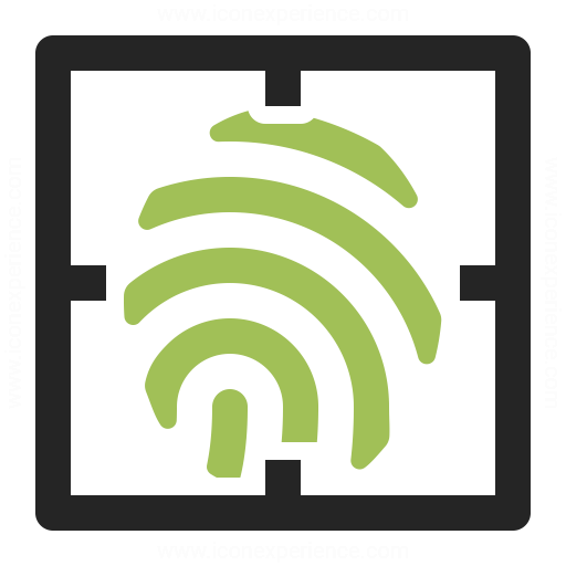 Fingerprint Scan Icon Iconexperience