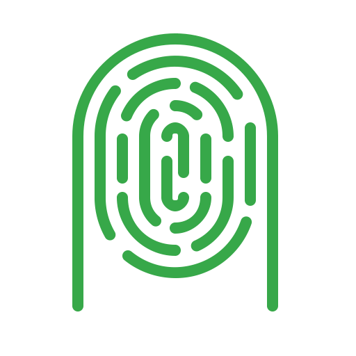 Scan, Biometric, Protection, Finger, Fingerprint, Key, Security Icon